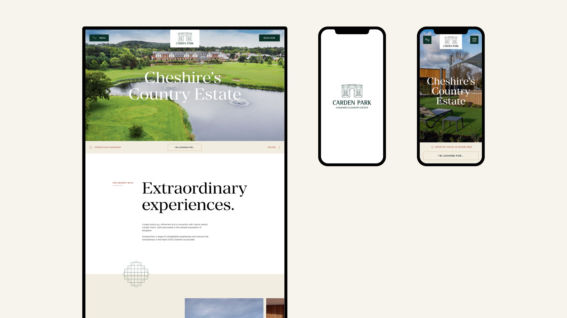 Carden Park — responsive homepage
