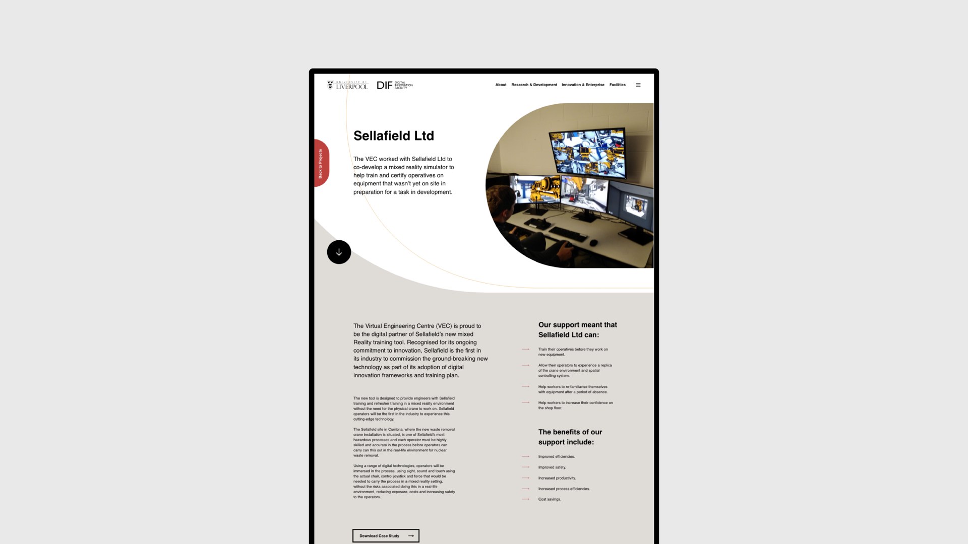 DIF — selected responsive website designs