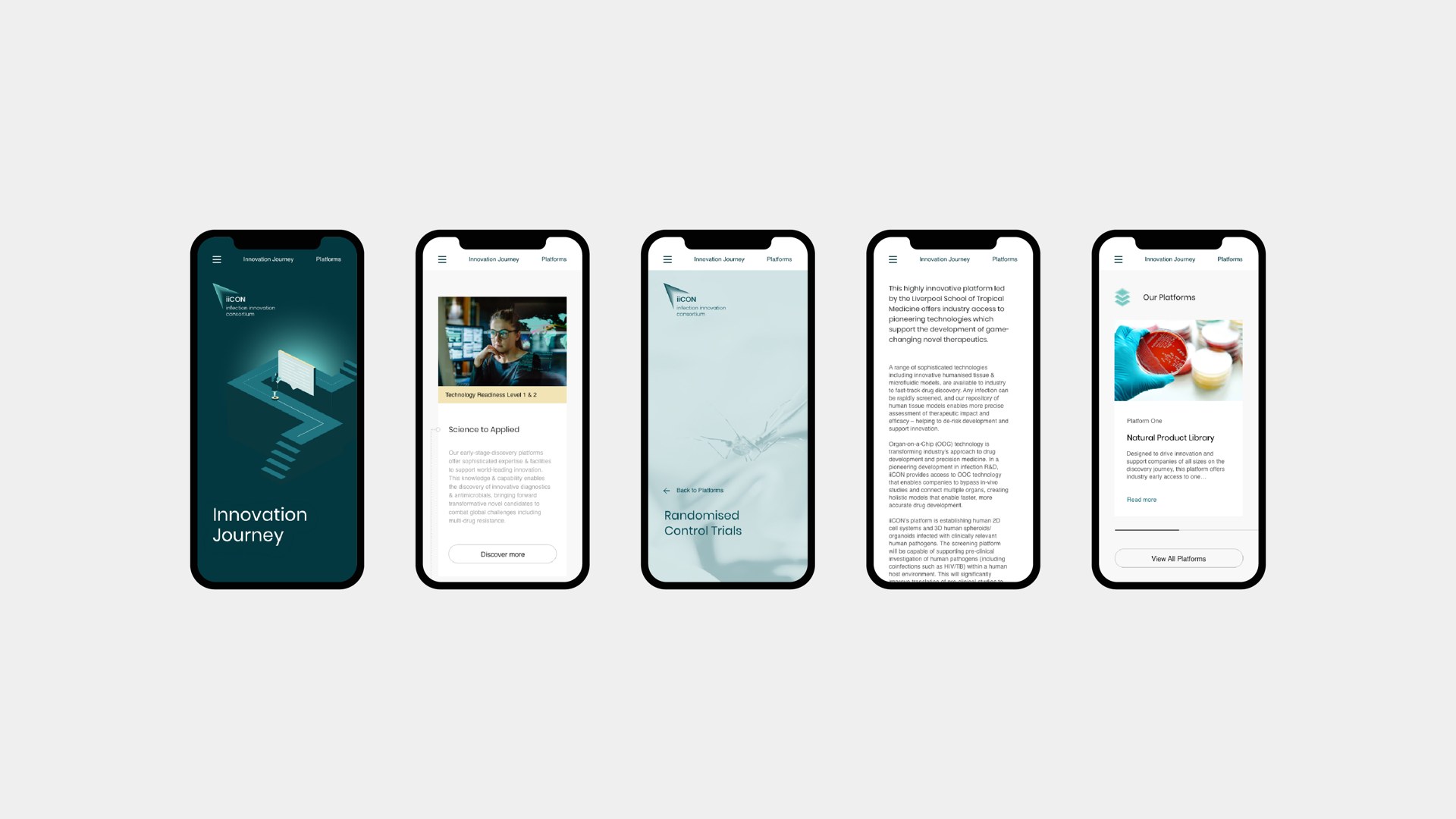 iiCON — selected responsive website designs