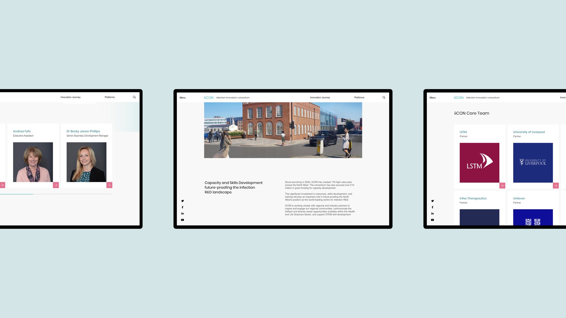 iiCON — selected responsive website designs